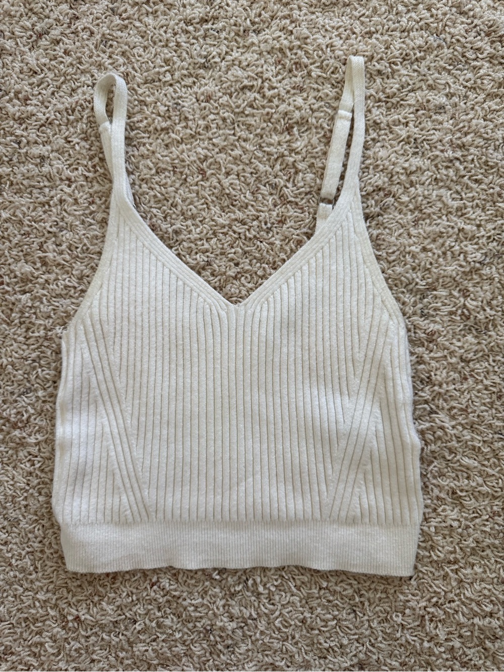 Abercrombie & Fitch Knit Ribbed Cami Tank Top